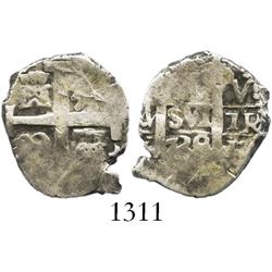 Lima, Peru, cob 1 real, 1739V.