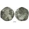 Image 1 : Potosi, Bolivia, cob 8 reales, Philip II, assayer B (3rd period).