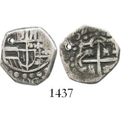 Potosi, Bolivia, cob 1 real, 1620(T), rare.