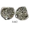 Image 1 : Potosi, Bolivia, cob 1 real, (16)47, assayer not visible, very rare.