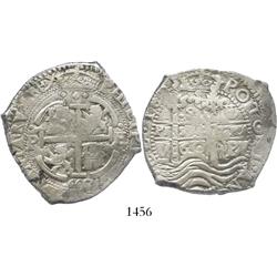 Potosi, Bolivia, cob 8 reales, 1660E.