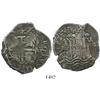 Image 1 : Potosi, Bolivia, cob 8 reales, 1691VR.