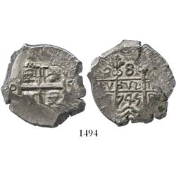 Potosi, Bolivia, cob 8 reales, 1745q.