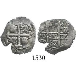 Potosi, Bolivia, cob 1 real, 1687VR.