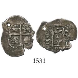 Potosi, Bolivia, cob 1 real, 1688VR.