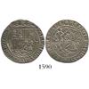 Image 1 : Toledo, Spain, 1 real, Ferdinand-Isabel, assayer cruciform dots to left and mintmark T to right of s