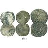 Image 1 : Lot of 3 Spanish Ferdinand-Isabel minors (1R Seville; 1/2R Granada; 1/2R Toledo), all with original 