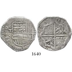 Toledo, Spain, cob 4 reales, 1611C.