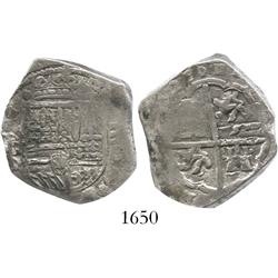 Toledo, Spain, cob 4 reales, 1627P.