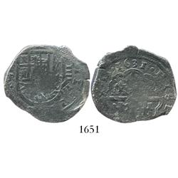 Seville, Spain, cob 4 reales, 1631R.