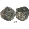 Image 1 : Segovia, Spain, cob 2 reales, (159)9/8, assayer tree, very rare (unlisted date).