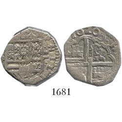 Toledo, Spain, cob 2 reales, 1620P.