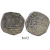 Image 1 : Spain (mint uncertain), cob 2 reales, 1624, assayer not visible.