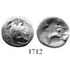 Image 1 : Danubian region, silver imitation of an Ancient Greek drachm of Alexander the Great, ca. 300-200 BC.