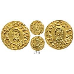Spain (Visigoths), gold tremissis, Suinthila (621-631 AD), Barbi mint (probably modern-day Martos, s