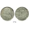 Image 1 : Potosi, Bolivia, bust 4 reales, Charles IV, 1807PJ, encapsulated NGC AU-53.
