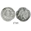 Image 1 : Santiago, Chile, 1 real, 1841IJ, encapsulated NGC AU details / surface hairlines.