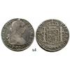 Image 2 : Bogota, Colombia, bust 2 reales, Charles III, 1772VJ, rare.