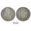Image 1 : Bogota, Colombia, bust 1 real, Charles IV, 1799/99JJ.