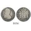 Image 1 : Bogota, Colombia, bust 1 real, Charles IV, 1812JF.