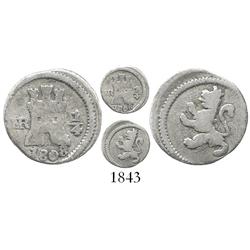 Bogota, Colombia, 1/4 real, 1808.