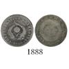 Image 1 : Bogota, Colombia, 1/2 decimo, 1860.