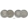 Image 1 : Lot of 2 Bogota, Colombia, 5 decimos, 1869.