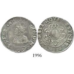 Metz, Lorraine, France, franc de 12 gros, 1661.
