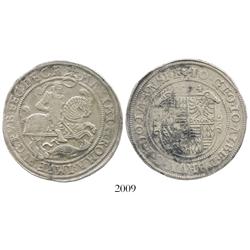 Mansfeld (Vorderort Eisleben line), Germany, thaler, Johann Georg I, Johann Albrecht and Bruno II, 1