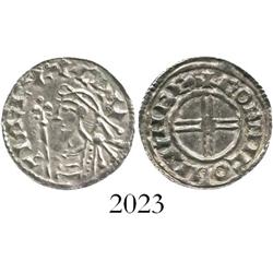 Anglo-Saxon England, penny, Cnut (1016-1035 AD), short cross type, London mint.