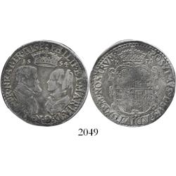 London, England, shilling, Philip and Mary, 1554.