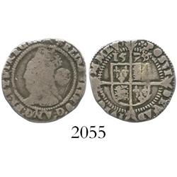 London, England, threepence, Elizabeth I,  third issue, 1576/5.