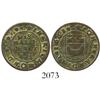 Image 1 : England (Richmond, Surrey), copper halfpenny token, 1668, John Randell (Waterman's Arms).