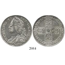 London, England, half crown, George II, 1746, with LIMA below bust.