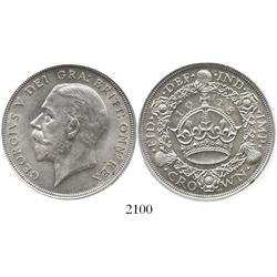 London, England, crown, George V, 1928, encapsulated PCGS MS-62.
