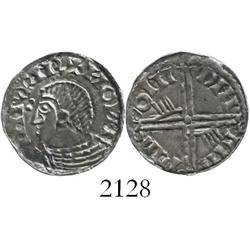 Ireland (Hiberno-Norse), penny, ca. 1035-60 AD, imitation of English Aethelred II Long Cross penny,