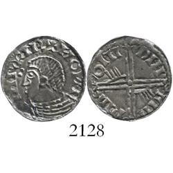 Ireland (Hiberno-Norse), penny, ca. 1035-60 AD, imitation of English Aethelred II Long Cross penny, 