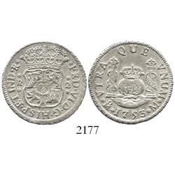 Mexico City, Mexico, pillar 2 reales, Ferdinand VI, 1753M.