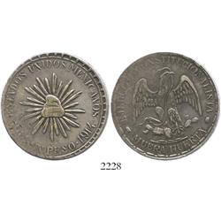 Durango (Cuencame), Mexico, 1 peso, "Muera Huerta," 1914.