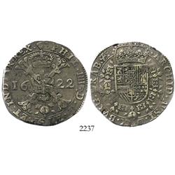 Brabant, Spanish Netherlands (Antwerp mint), patagon, Philip IV, 1622.