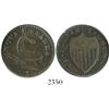 Image 1 : USA, New Jersey copper "cent," 1787, small planchet, plain shield, encapsulated NGC XF-40 BN.