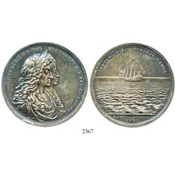 Great Britain, silver Phipps medal, James II, 1687 (Bower).