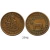 Image 1 : USA, copper Andrew Jackson "hard times" token (1833).