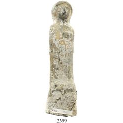 Hollow terra cotta statue of Tanit.