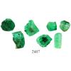 Image 1 : Lot of 7 small, natural emeralds, total weight 4.47 carats.