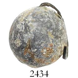 Lead musketball "wire shot."