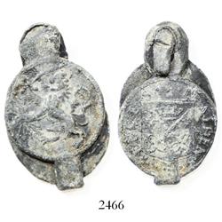 Lead textile seal (complete).