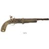 Image 1 : Flintlock pistol with reproduction wooden parts.