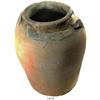 Image 1 : Earthenware urn, flat-bottomed and two-handled.