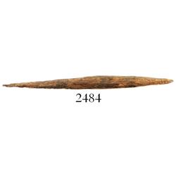 Small wooden fid.